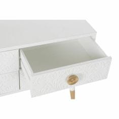 DKD Home Decor TV pohištvo DKD Home Decor Bela zlata jelka MDF les 120 x 42 x 54 cm