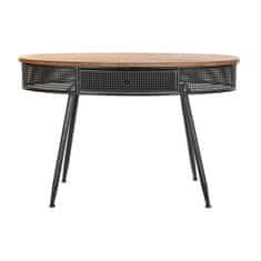 DKD Home Decor Konzola DKD Home Decor Fir Black Metal Brown (120 x 65 x 77 cm)