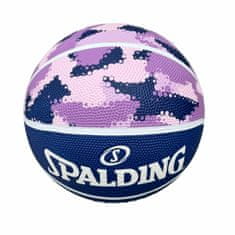 NEW Žoga za košarko Commander Solid Spalding Solid Purple Usnje 6 Let