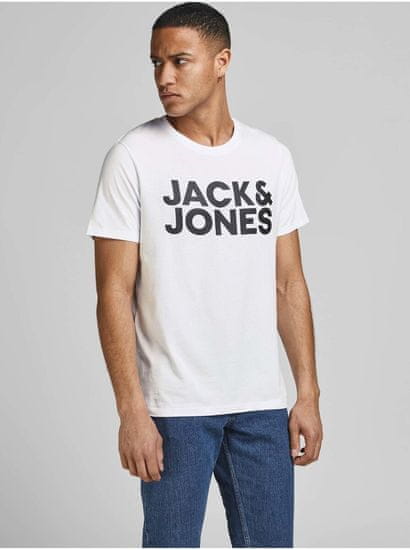 Jack&Jones Moška Corp Majica Bela