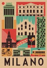Clementoni Puzzle Style in the City: Milano 1000 kosov