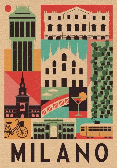 Clementoni Puzzle Style in the City: Milano 1000 kosov