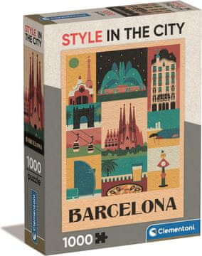 Clementoni Puzzle Style in the City: Barcelona 1000 kosov