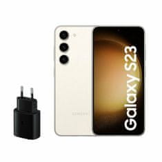 NEW Smartphone Samsung Galaxy S23 Bela 6,1" Kremna 128 GB Octa Core 8 GB RAM