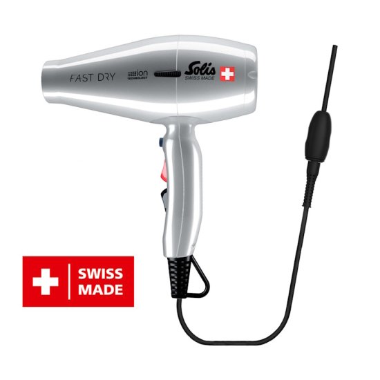Solis Fast Dry 360° Ionic Silver sušilnik za lase