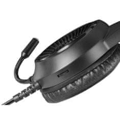 NEW Gaming Slušalka z Mikrofonom Mars Gaming MH120 PC PS4 PS5 XBOX Črna