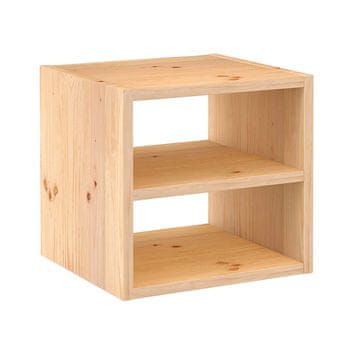 BigBuy Police Astigarraga Dinamic 1 Modularne kocke iz naravnega borovega lesa (36,2 x 33 x 36,2 cm)