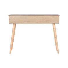 DKD Home Decor Konzola DKD Home Decor 100 x 40 x 76 cm Zlata svetlo rjava Paolownia les MDF Les