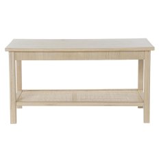 DKD Home Decor Sredinska miza DKD Home Decor 90 x 50 x 46 cm Naravni aluminij MDF Les