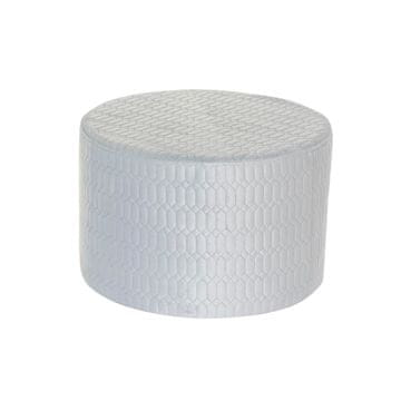 DKD Home Decor Naslon za noge DKD Home Decor Poliester Nebo modra Goba MDF Les (55 x 55 x 35 cm)