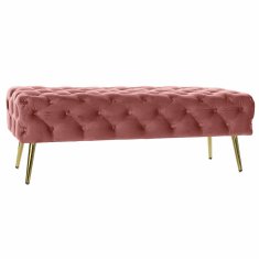 BigBuy Klop DKD Home Decor Pink Golden (120 x 45 x 40 cm)