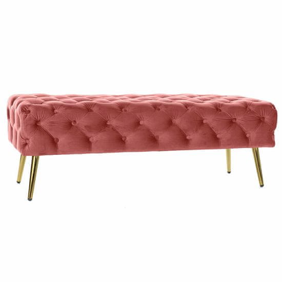 BigBuy Klop DKD Home Decor Pink Golden (120 x 45 x 40 cm)