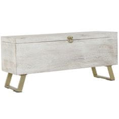 DKD Home Decor Prtljažnik DKD Home Decor Les Kovina (116 x 40 x 50 cm)