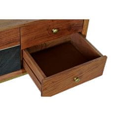 DKD Home Decor TV pohištvo DKD Home Decor Brown Black Acacia (130 x 42 x 49 cm)