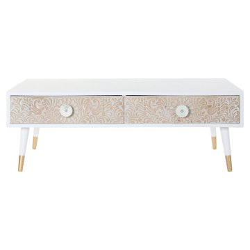 DKD Home Decor TV pohištvo DKD Home Decor Bela jelka Svetlo rjava (120 x 65 x 42 cm)