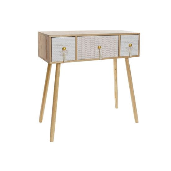 DKD Home Decor Konzola DKD Home Decor 80 x 32 x 80 cm Naravni les Paolownia