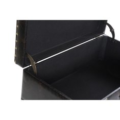 DKD Home Decor Klop DKD Home Decor Brown Black Red Beige Wood 70 x 40 x 44 cm (3 enote)