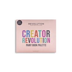 Makeup Revolution Paleta senčil za oči Creator Paint Book (Eyeshadow Palette) 30 g