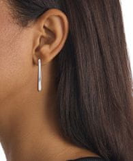 Calvin Klein Elegantni okrogli uhani iz jekla Elemental 35000643