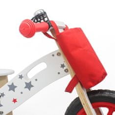 kolo brez pedal, leseno, rdeče