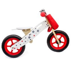  Star Ride kolo brez pedal, leseno, rdeče