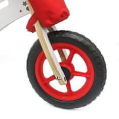 kolo brez pedal, leseno, rdeče