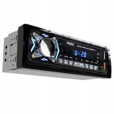 Dexxer 1DIN 12V LCD FM avtoradio 4x25W 2x USB Bluetooth SD + daljinec