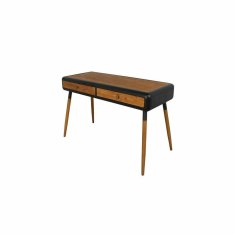 DKD Home Decor Konzola DKD Home Decor Črna Naravna Temno rjava Temno siva Kovinska jelka 120 x 50 x 77 cm