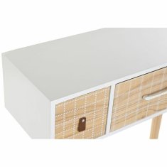 DKD Home Decor Konzola DKD Home Decor Naravna bela Paolownia les (80 x 32 x 80 cm)