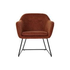 DKD Home Decor Fotelj DKD Home Decor Črna kovina Platno Terakota (63 x 64 x 70 cm)