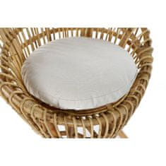 DKD Home Decor Fotelj DKD Home Decor 8424001750092 Natural Cotton White Rattan (74 x 67 x 85 cm)
