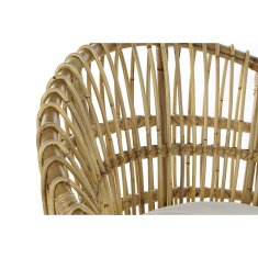 DKD Home Decor Fotelj DKD Home Decor 8424001750092 Natural Cotton White Rattan (74 x 67 x 85 cm)