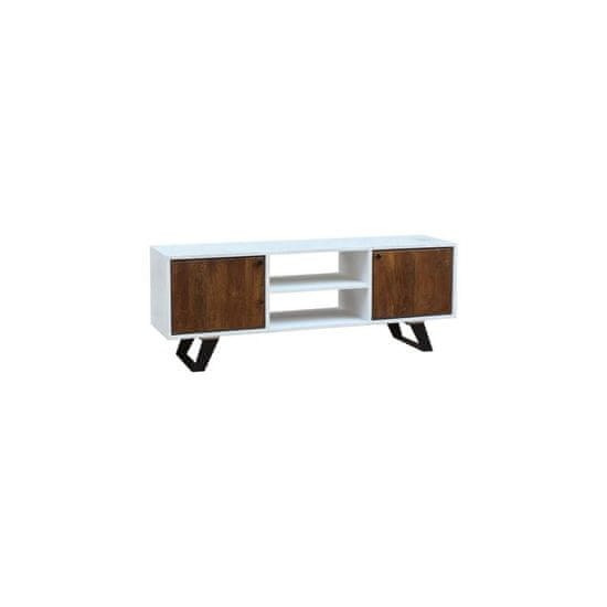 DKD Home Decor TV pohištvo DKD Home Decor Bela 135 x 35 x 40 cm Kovina Mango les