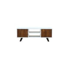 DKD Home Decor TV pohištvo DKD Home Decor Bela 135 x 35 x 40 cm Kovina Mango les
