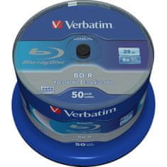NEW Blu-Ray BD-R Verbatim Datalife 50 kosov 25 GB 6x
