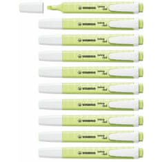 NEW Fluorescenčni Marker Stabilo Swing Cool Limeta zelena 10 Kosi
