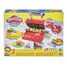 NEW Komplet plastelina Kitchen Creations Play-Doh Kitchen Creations Grill 'n Stamp Plastika Pisana