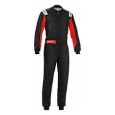 NEW Obleka za karting Sparco Rookie Črn/Rdeč (Velikost M)