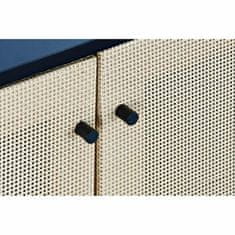 DKD Home Decor TV pohištvo DKD Home Decor Black Fir Rattan (160 x 65 x 38 cm)