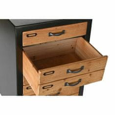 DKD Home Decor Komoda DKD Home Decor Fir Natural Black Vintage (47 x 38 x 77 cm)