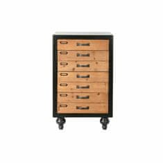 DKD Home Decor Komoda DKD Home Decor Fir Natural Black Vintage (47 x 38 x 77 cm)