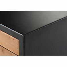 DKD Home Decor Komoda DKD Home Decor Fir Natural Black Vintage (47 x 38 x 77 cm)