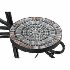 DKD Home Decor Sadilnik DKD Home Decor Kolo Keramični mozaik Črna Večbarvno železarstvo 70 x 28 x 57 cm (70 x 28 x 57 cm)