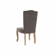 DKD Home Decor Jedilni stol DKD Home Decor 52 x 53 x 103 cm Temno siva