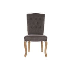 DKD Home Decor Jedilni stol DKD Home Decor 52 x 53 x 103 cm Temno siva