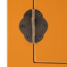 BigBuy Bivak NEW ORIENTAL 63 x 33 x 131 cm Oranžna DMF