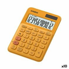 NEW Kalkulator Casio MS-20UC 2,3 x 10,5 x 14,95 cm Oranžna (10 kosov)