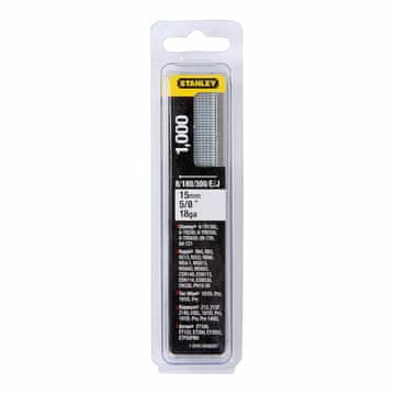 Stanley Žeblji Stanley 1-swk-bn0625t 1000 Unidades 15 mm