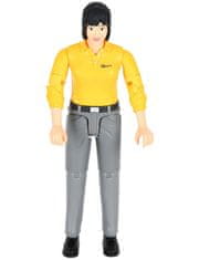 Bruder BWORLD Ženska figura rumena srajca, sive hlače