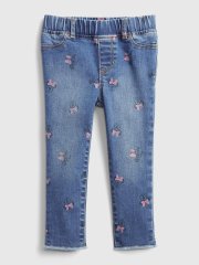 Gap Otroške Jeans hlače Disney Minnie Mouse bow print jeggings 18-24M